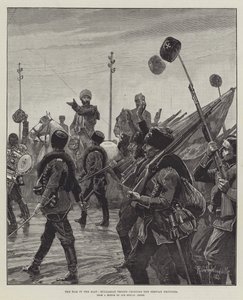 東部戦争、セルビア国境を越えるブルガリア軍 作： Richard Caton Woodville junior